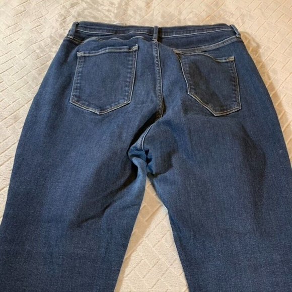 Banana Republic Womens 32 Denim Jeans Blue Skinny Ankle Dark Wash High Rise - Picture 9 of 11